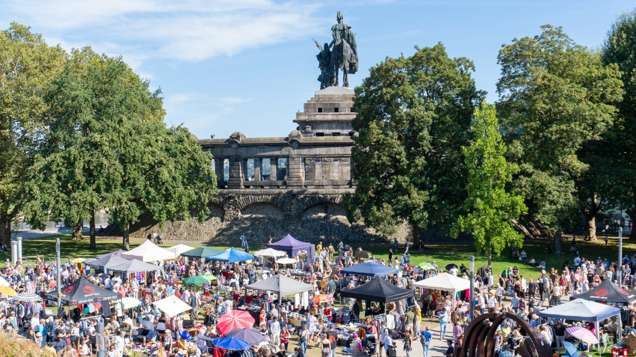 Städtischer Flohmarkt Koblenz Deutsches Eck 2026